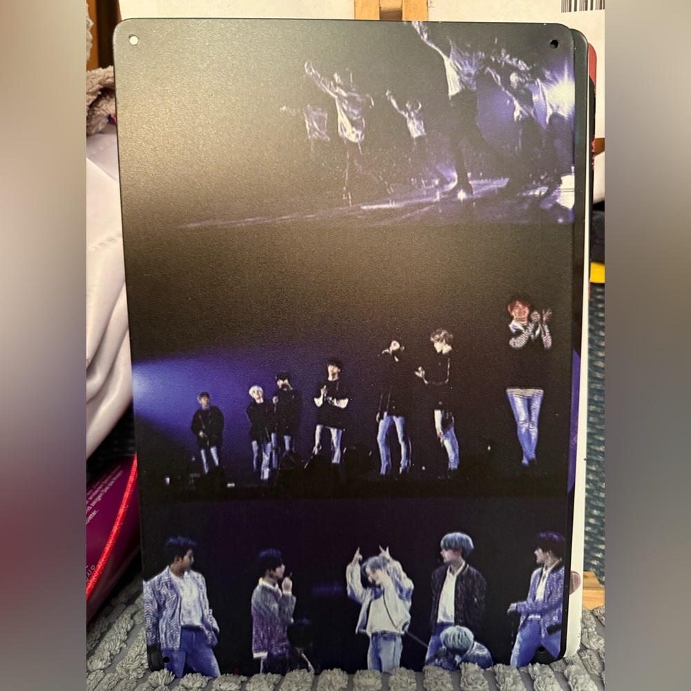 BTS Concert Metal Sign